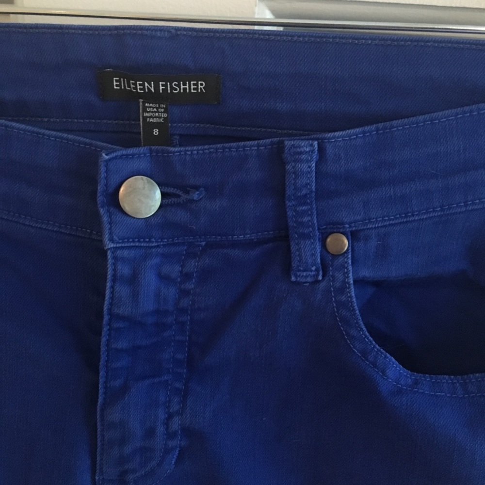 Colbalt blue Eileen Fisher jeans